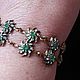  Chrysanthemum Bracelet Brass. Cuff bracelet. Antik- vintic. Online shopping on My Livemaster.  Фото №2