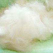 Материалы для творчества handmade. Livemaster - original item The dog hair unkempt .White color.. Handmade.