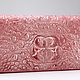 Кошелек из кожи крокодила на одной молнии IMA0033P1Pearl. Кошельки. CrocShop товары из экзотической кожи. Ярмарка Мастеров.  Фото №6