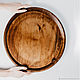 Order Wooden Round Serving tray (40#3. ART OF SIBERIA. Livemaster. . Trays Фото №3