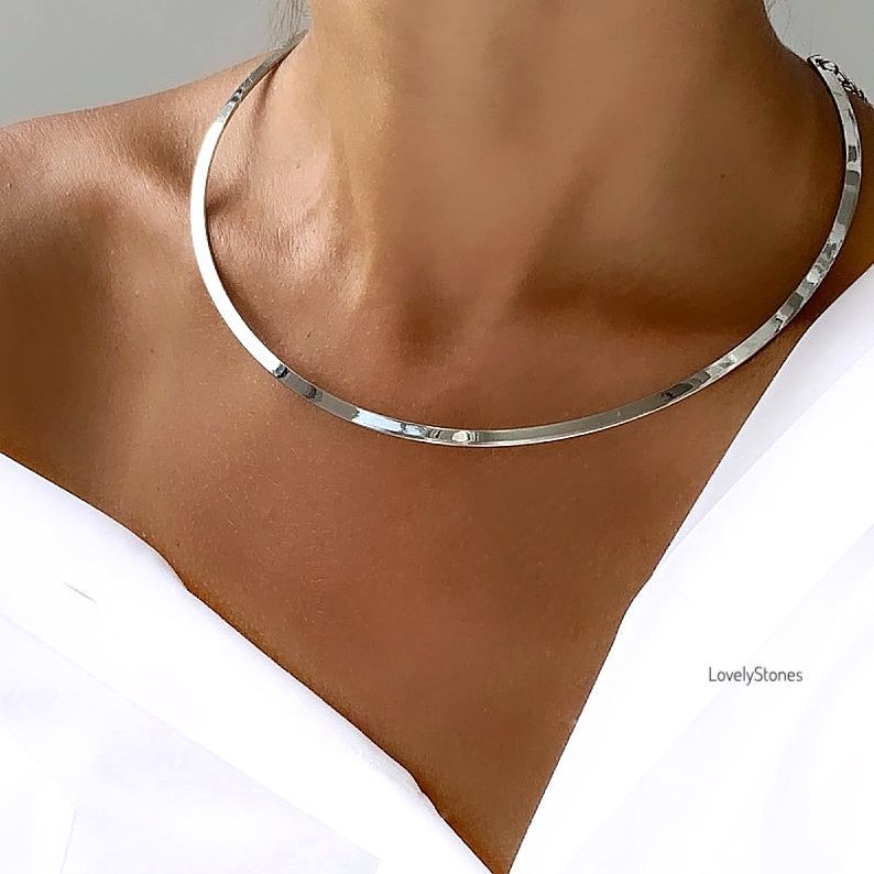 Choker necklace Hoop style minimalism concise, Chokers, Yaroslavl,  Фото №1