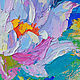 The painting 'Lotus flowers in the Afternoon' oil. Pictures. Multicolor Gallery. My Livemaster. Фото №4