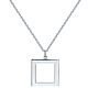 Pendant glossy geometry square 925 sterling silver. Necklace. AllOver. Online shopping on My Livemaster.  Фото №2
