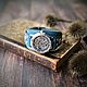 Часы наручные Aviator Blue. Часы наручные. Наручные часы MART. Ярмарка Мастеров.  Фото №6