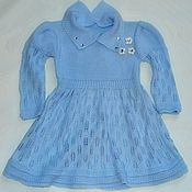 Одежда детская handmade. Livemaster - original item Knitted dress,children`s,age 4 years,height 104-110,size 28-30.. Handmade.