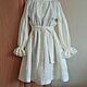Order Dress linen .Snow-white beauty. RussiansByAnastasiya. Livemaster. . Dresses Фото №3