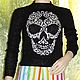 Jumper with skull. Jumpers. SNS-ROSTOV. Online shopping on My Livemaster.  Фото №2