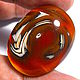 Agate 'Lucky number'. Cabochon, Cabochons, Moscow,  Фото №1