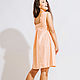 Peach-colored sundress by Elarika. Dresses. BORMALISA. Online shopping on My Livemaster.  Фото №2