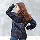Order Bomber felted Grattage. silk wool. Livemaster. . Bombers Фото №3