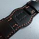 Ремешок-напульсник для часов. Арт.S018r. Ремешок для часов. VM leather goods. Ярмарка Мастеров.  Фото №5