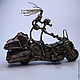  Lovers on the bike. Figurine. A TinCity (gaikaglazye). My Livemaster. Фото №6