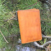 Сумки и аксессуары handmade. Livemaster - original item Passport cover genuine leather. Handmade.