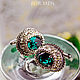 Cufflinks: OSCAR. color: emerald. Men's jewelry. Cufflinks for men. Cuff Links. LADY-LIZA jewelry shop. My Livemaster. Фото №4