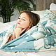 Дизайнерское одеяло  "Azzuro". Одеяла. Бренд 'Теплое Детство'. Интернет-магазин Ярмарка Мастеров.  Фото №2