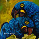 Oil painting ' Blue birds of happiness'. Pictures. yuliabogun. Online shopping on My Livemaster.  Фото №2
