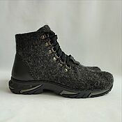 Обувь ручной работы handmade. Livemaster - original item Sneakers all-steel Graphite track lacing. Handmade.