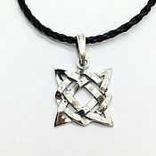 Украшения handmade. Livemaster - original item Pendant amulet amulet Star of Russia, Svarog square. Handmade.