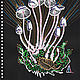 Order  Mushrooms in space. graphics. Original. Valeria Akulova ART. Livemaster. . Pictures Фото №3