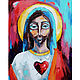 Картина маслом Иисуса Христа "Портрет Иисус" Икона, Картины, Краснодар,  Фото №1