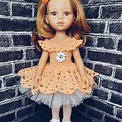 Одежда для кукол мини Паола Рейна (21 см): Кофточка, юбка и повязка