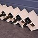 Shelf rack 'sota' for 19 bottles of wine. Shelves. Color Wood. Online shopping on My Livemaster.  Фото №2