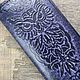 Заказать Сова кошелек на молнии из натуральной кожи фиолетовый. Iron Arm Leatherworks (Екатерина). Ярмарка Мастеров. . Кошельки Фото №3