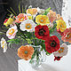 Bouquet of poppies 'Twenty-five!'. polymer clay. Bouquets. Mozza-Flowers. Online shopping on My Livemaster.  Фото №2