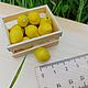 Miniature: a box of lemons - food for dolls, Doll food, Moscow,  Фото №1