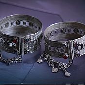 Винтаж handmade. Livemaster - original item Bracelets antique cuffs pair. Handmade.