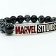 Браслет из бусин «Марвел Marvel». Браслет из бусин. Bounty Hunters (Серебро и камни). Интернет-магазин Ярмарка Мастеров.  Фото №2