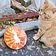 Order Plate with a picture of a red cat Cat Gift with a cat cat. DASHA LEPIT | Ceramic tableware (dashalepit). Livemaster. . Plates Фото №3