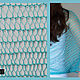 Asymmetrical mesh 'turquoise'. Shirts-nets. CUTE-KNIT by Nata Onipchenko. My Livemaster. Фото №4