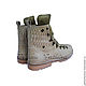 Shoes made of Python leather TIMBERLAND. Boots. Exotic Workshop Python Fashion. Online shopping on My Livemaster.  Фото №2