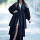 Длинное платье-рубашка из хлопка - KA0174CT. Платья. EUG FASHION. Ярмарка Мастеров.  Фото №4