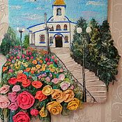 Картина-панно из шерсти Фламенко по картине Сильвы Залмансон