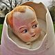Винтаж: Старинная статуэтка Bebe dans l'oeuf бисквит Heubach Германия. Кухонная утварь винтажная. Антиквариат и винтаж из Франции. Ярмарка Мастеров.  Фото №4