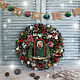 Рождественский Венок с дверцей 43  см. Интерьерные венки. Zuli. Интернет-магазин Ярмарка Мастеров.  Фото №2