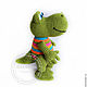Master-class Crocodile rainbow Knitted toy. Knitting patterns. GALAtoys. My Livemaster. Фото №6