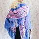 Crocheted shawl with ruffles, Shawls, Prokhladny,  Фото №1