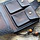  Leather, personalized, vintage wallet # 20. Wallets. MILANO. Online shopping on My Livemaster.  Фото №2