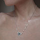 Подвеска Ромашка (с цепочкой). Подвеска. Ювелирная мастерская Ноун (NOUN) (nounjewelry). Интернет-магазин Ярмарка Мастеров.  Фото №2