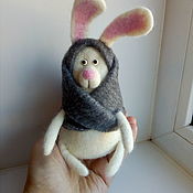 Куклы и игрушки handmade. Livemaster - original item felt toy: Hare. Handmade.