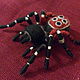 Brooch Spider Eresus cinnaberinus (Ladybird). Brooches. Shahtinochka. Online shopping on My Livemaster.  Фото №2