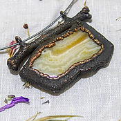 Украшения handmade. Livemaster - original item Copper pendant Shaitan overflow and birch branch. Handmade.