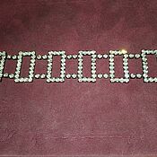 Винтаж handmade. Livemaster - original item DIAMOND bracelet,silver plating,EUROPE,1960S.RARE!!!. Handmade.