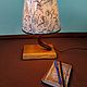 Настольный светильник из дуба, Настольные лампы, Муром,  Фото №1