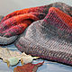 Order LIC knitted 'Crimson autumn sunset' Gradient. YULYA BLACKBERRY. Livemaster. . Scarves Фото №3