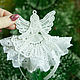 Christmas angel No. 2. Christmas decorations. Ma-rine. Online shopping on My Livemaster.  Фото №2