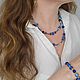 Длинные бусы «Azure dream». Бусы. Olga Kokina_jewelry. Ярмарка Мастеров.  Фото №5